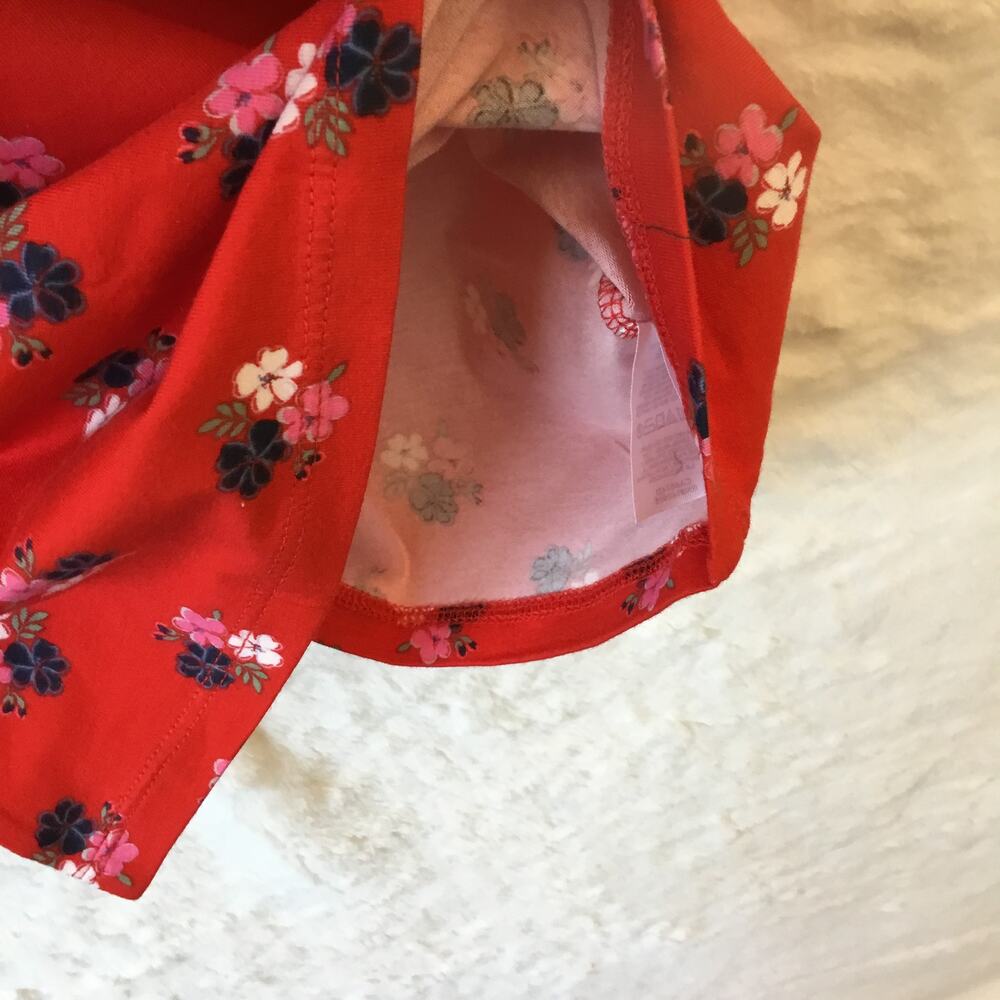 LOFT Red Bouquet Pattern Scoop Neck Cami - Picture 10 of 10